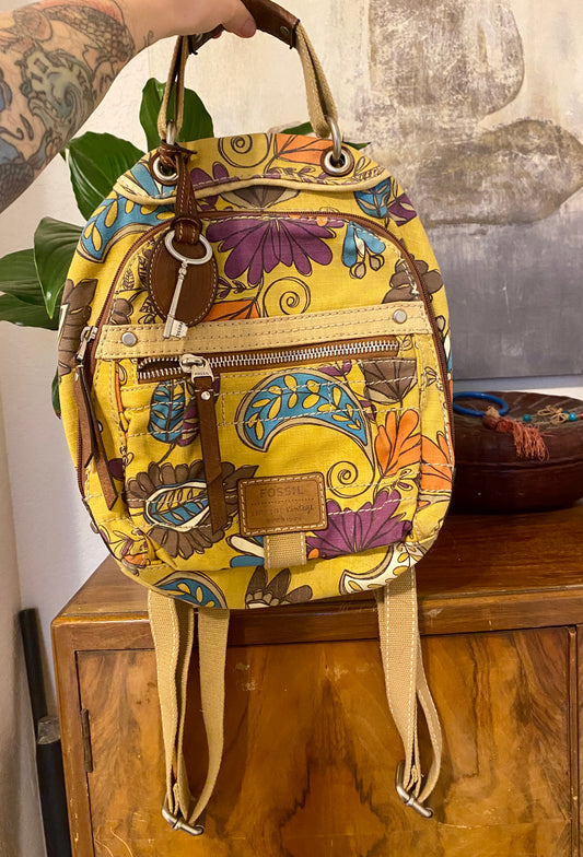 Gently Used Fossil Backpack